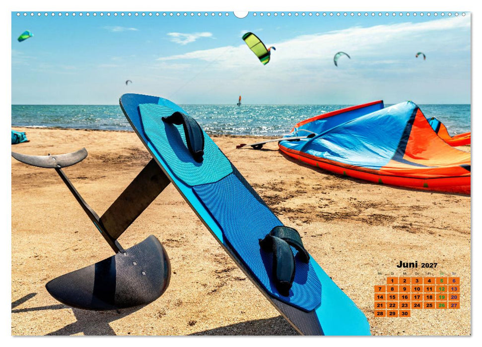 Wingfoilen - fliegen über das Wasser (CALVENDO Premium Wandkalender 2027)