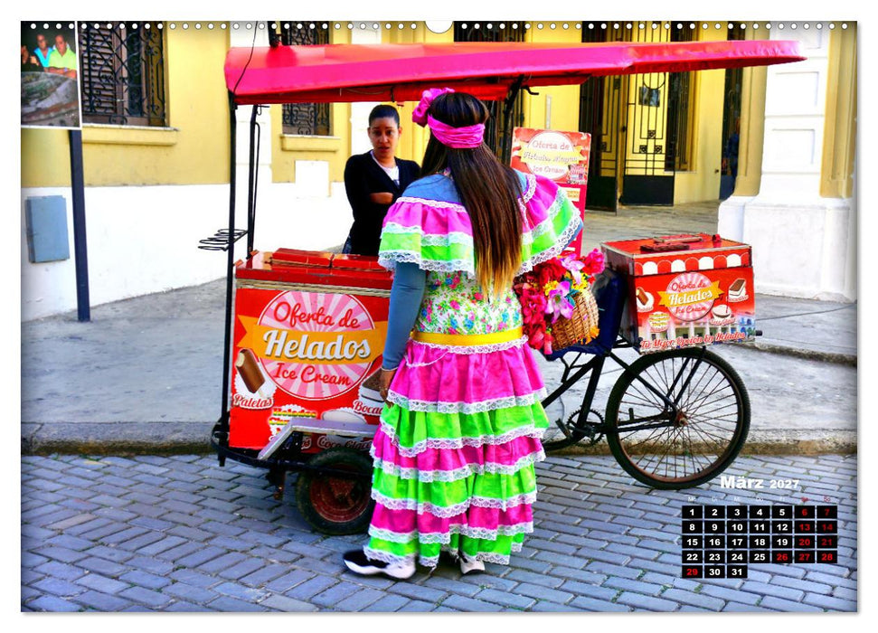 Fahrrad-Händler - Handel und Wandel in Havanna (CALVENDO Wandkalender 2027)