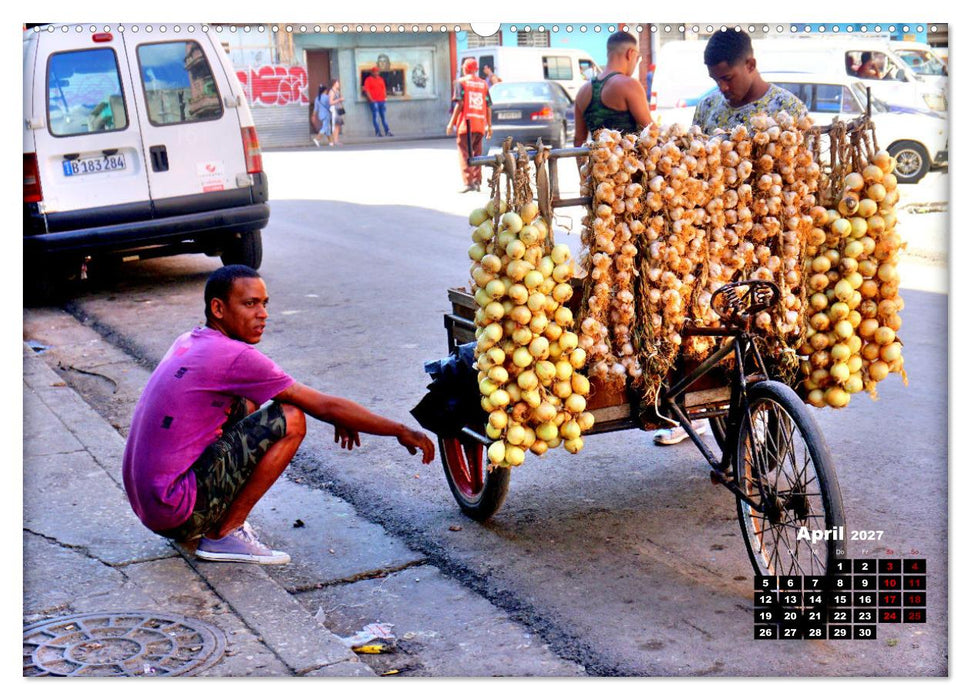 Fahrrad-Händler - Handel und Wandel in Havanna (CALVENDO Wandkalender 2027)