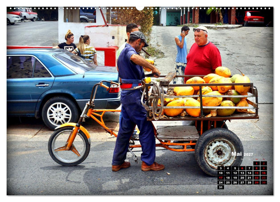 Fahrrad-Händler - Handel und Wandel in Havanna (CALVENDO Wandkalender 2027)