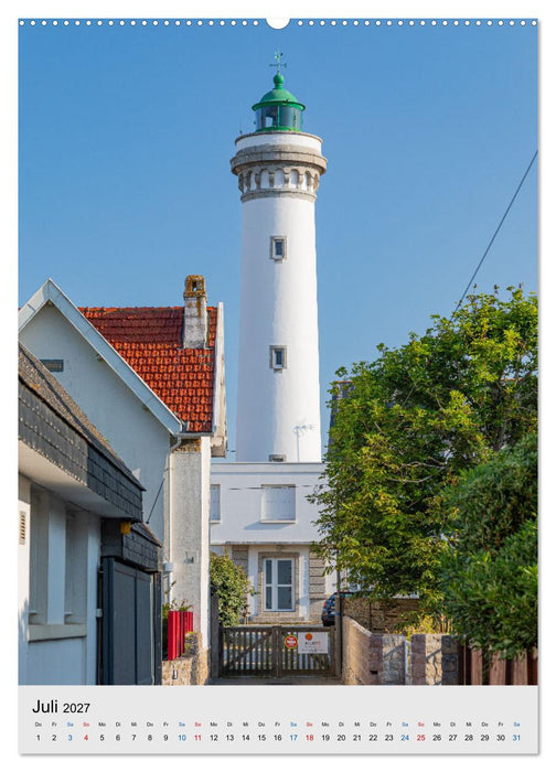 Phares Bretons Bretonische Leuchttürme (CALVENDO Premium Wandkalender 2027)