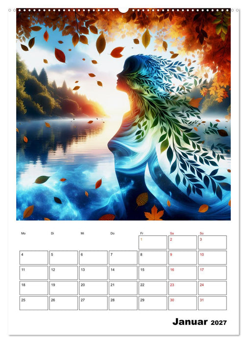 Blätter - Visionen (CALVENDO Wandkalender 2027)