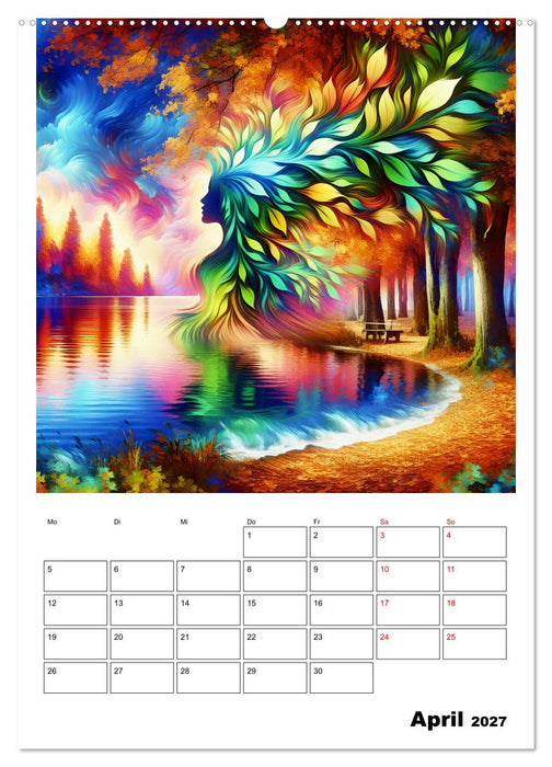 Blätter - Visionen (CALVENDO Wandkalender 2027)