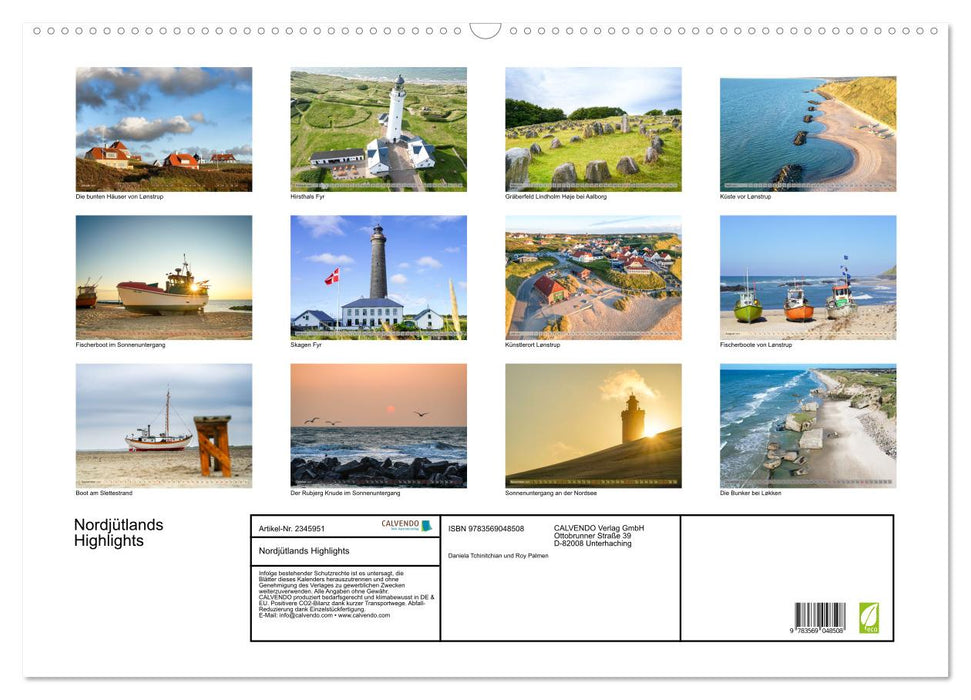 Nordjütlands Highlights (CALVENDO Wandkalender 2027)