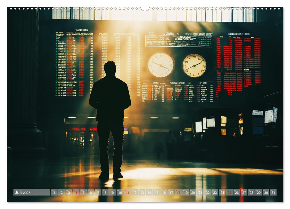 Börsenkalender – der Kalender für Aktien, Trader und Börsenprofis. (CALVENDO Premium Wandkalender 2027)