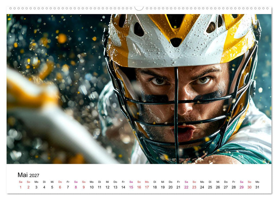 Lacrosse cool (CALVENDO Premium Wandkalender 2027)