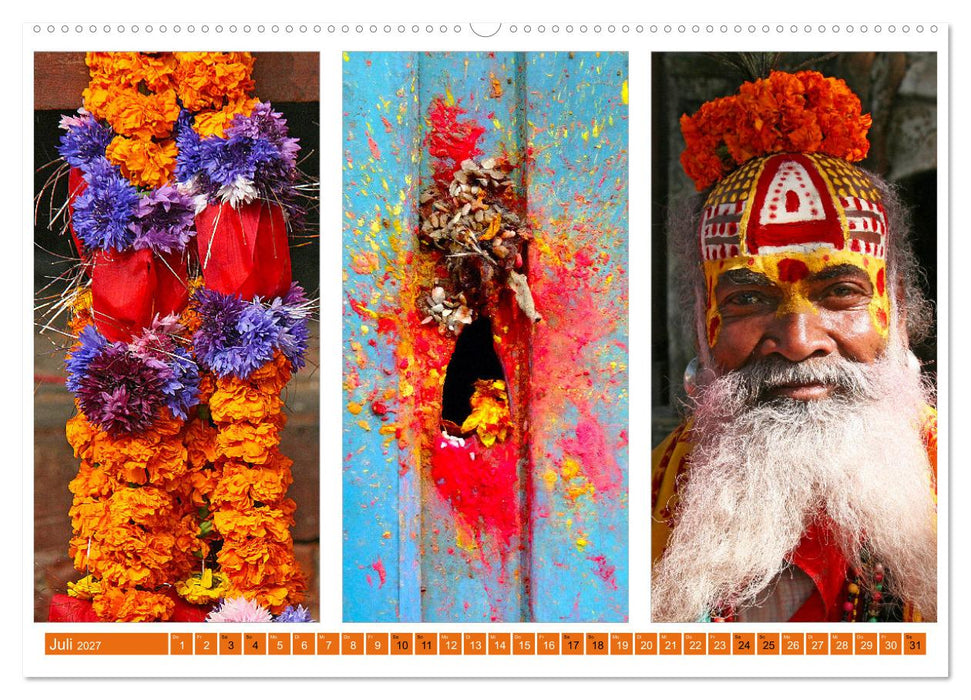 Farbenfrohes aus Asien (CALVENDO Premium Wandkalender 2027)