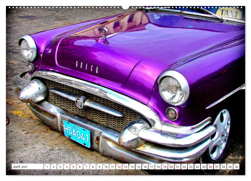 BUICK '55 - Mit 70 unterwegs in Kuba (CALVENDO Wandkalender 2027)