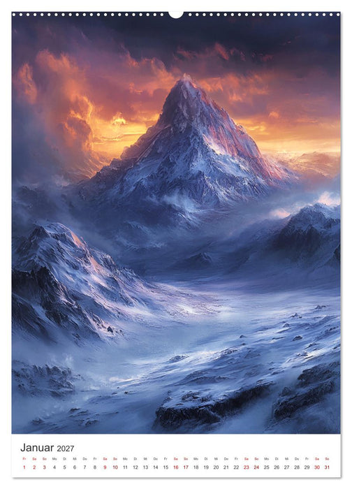 Midgard - Mythische Landschaften des Nordens (CALVENDO Wandkalender 2027)