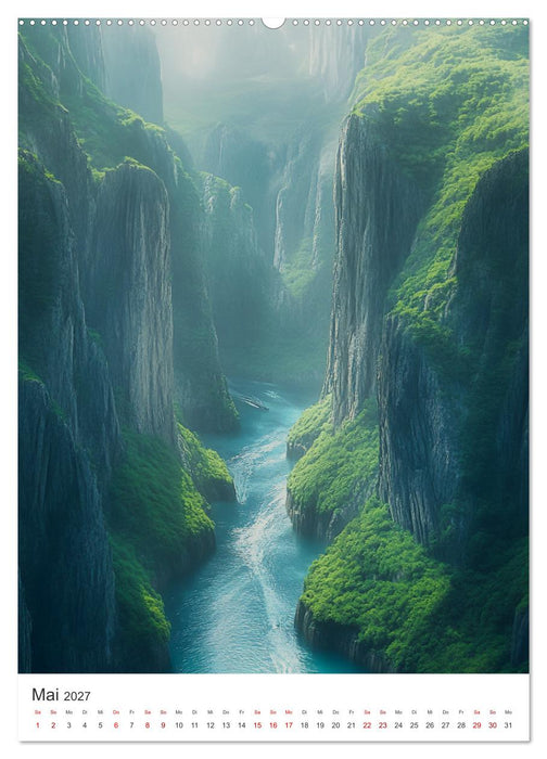 Midgard - Mythische Landschaften des Nordens (CALVENDO Wandkalender 2027)