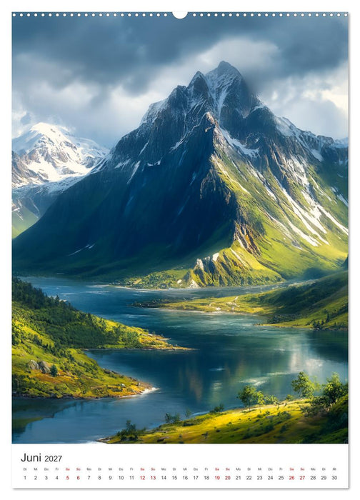 Midgard - Mythische Landschaften des Nordens (CALVENDO Wandkalender 2027)