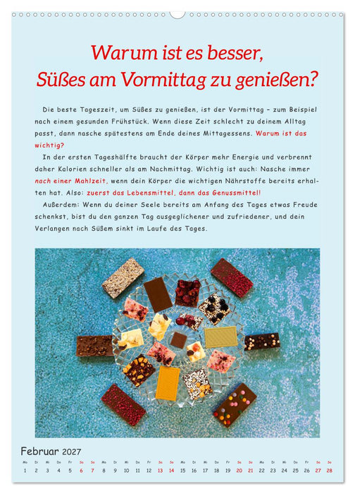 Süßes Glück: Süßigkeiten genießen und gesund bleiben (CALVENDO Premium Wandkalender 2027)