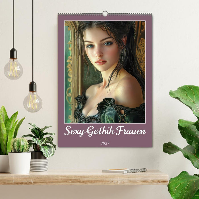 Sexy Gothik Frauen (CALVENDO Wandkalender 2027)