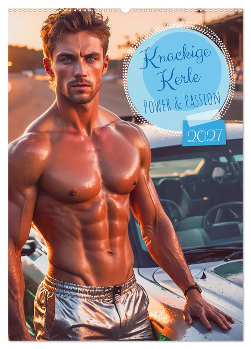 Knackige Kerle - Power & Passion (CALVENDO Wandkalender 2027)