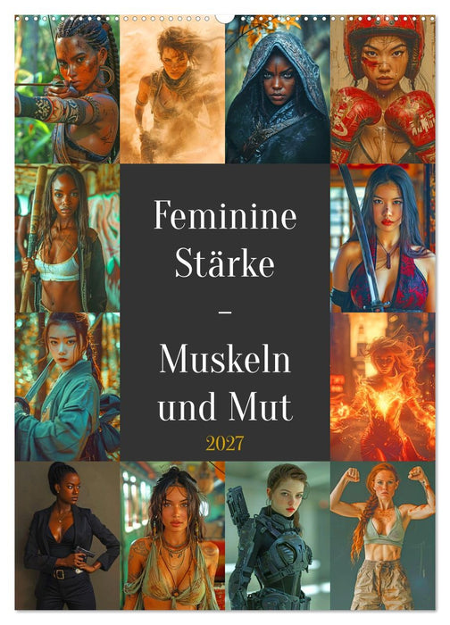 Feminine Stärke - Muskeln und Mut (CALVENDO Wandkalender 2027)