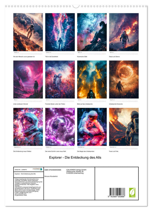 Explorer - Die Entdeckung des Alls (CALVENDO Premium Wandkalender 2027)