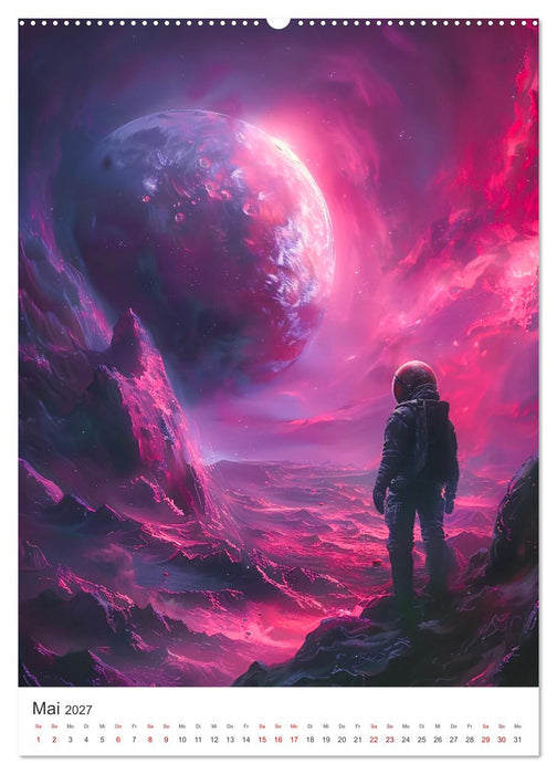 Explorer - Die Entdeckung des Alls (CALVENDO Premium Wandkalender 2027)