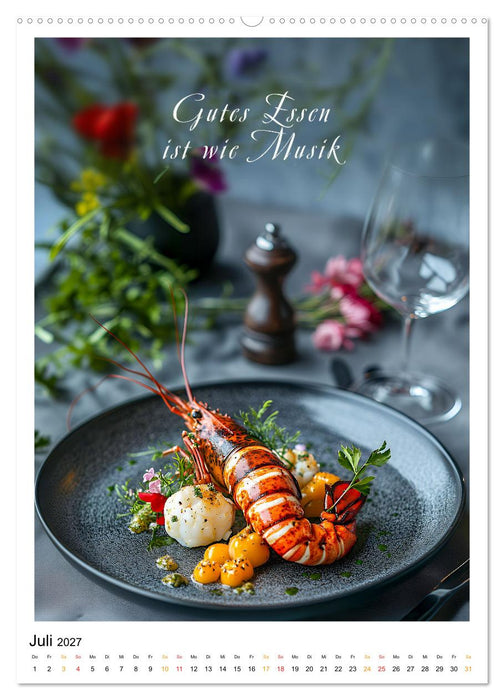 Coole Sprüche für Gourmets (CALVENDO Premium Wandkalender 2027)