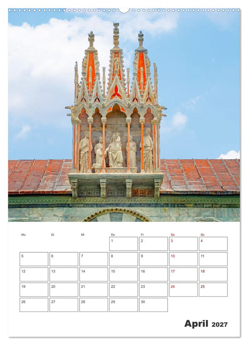 Pisa - Reiseplaner (CALVENDO Premium Wandkalender 2027)