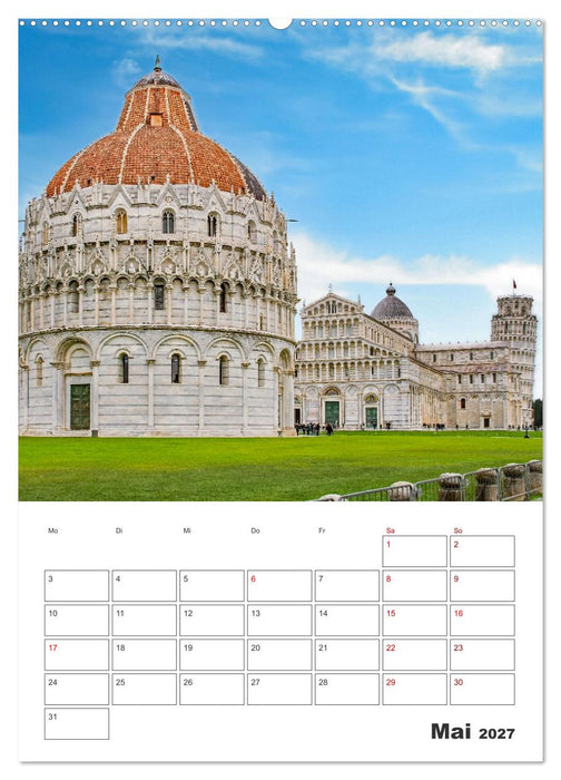 Pisa - Reiseplaner (CALVENDO Premium Wandkalender 2027)