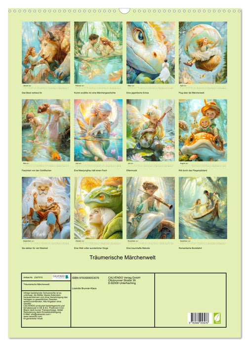 Träumerische Märchenwelt (CALVENDO Wandkalender 2027)