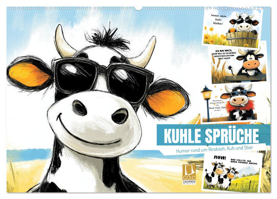 Kuhle Sprüche (CALVENDO Wandkalender 2027)