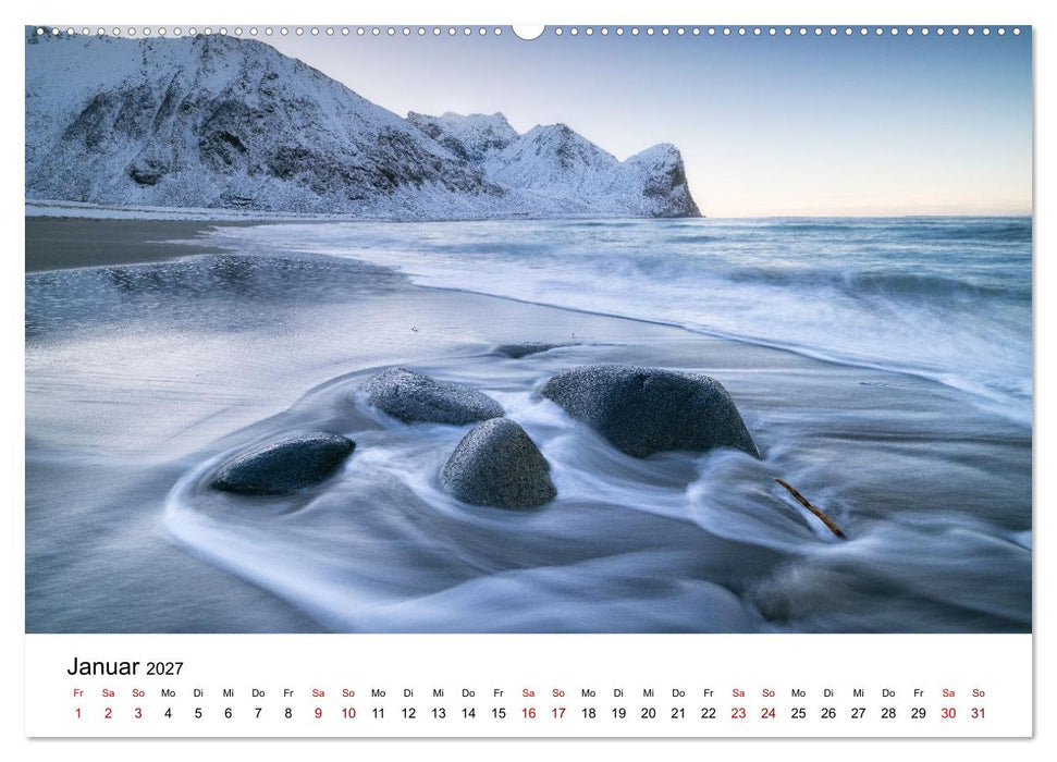 Im Rhythmus der Wellen - Ein Jahr am Meer (CALVENDO Premium Wandkalender 2027)