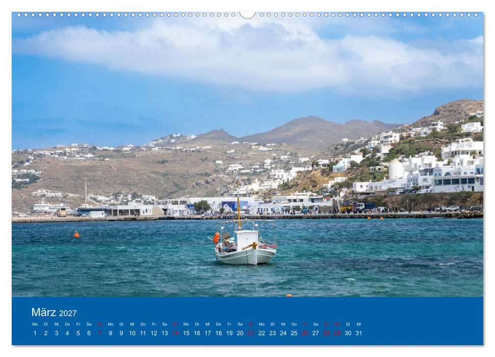 Griechenland - Mykonos Kalender (CALVENDO Wandkalender 2027)
