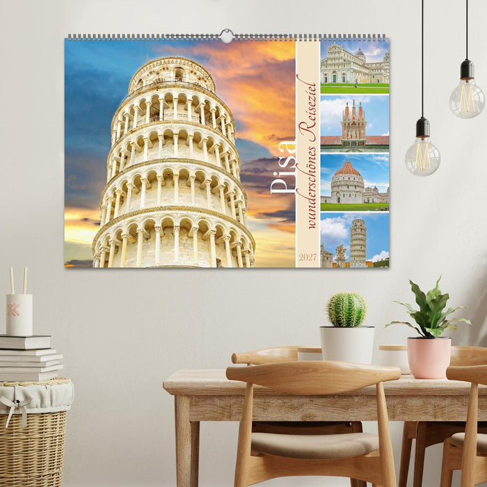 Pisa - wunderschönes Reiseziel (CALVENDO Wandkalender 2027)