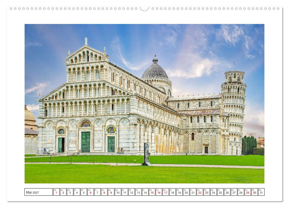 Pisa - wunderschönes Reiseziel (CALVENDO Wandkalender 2027)