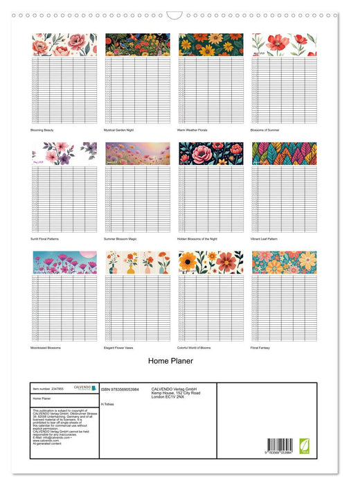Home Planer (CALVENDO Monthly Calendar 2027)
