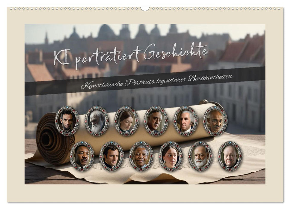 KI porträtiert Geschichte (CALVENDO Wandkalender 2027)
