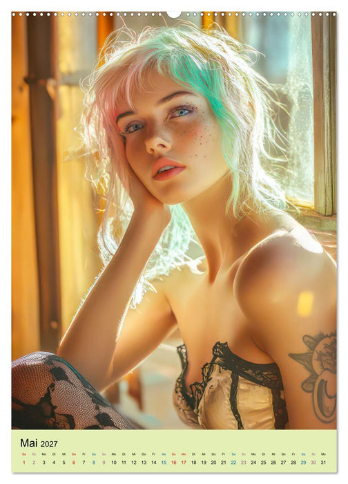 Flirt am Fenster - Sexy Frauen (CALVENDO Wandkalender 2027)
