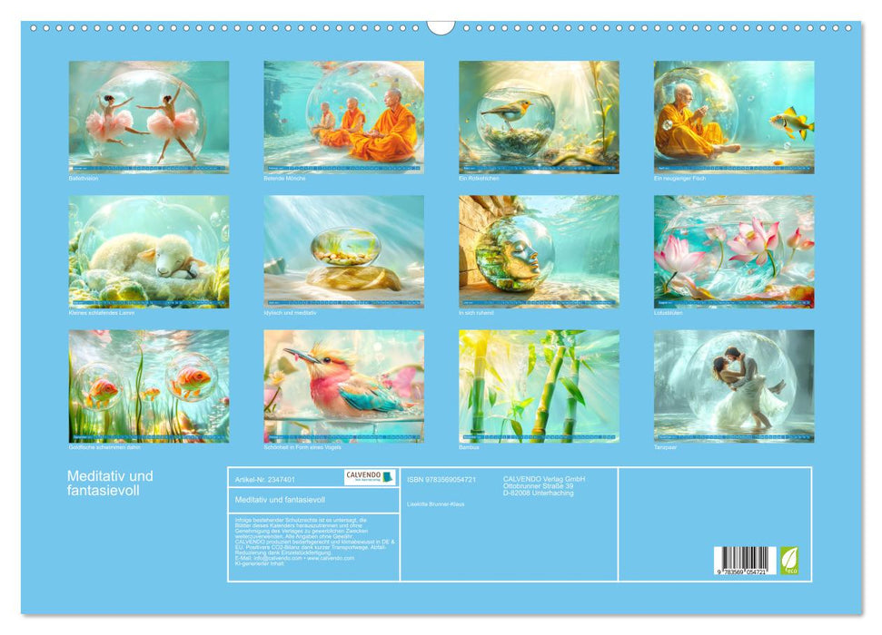 Meditativ und fantasievoll (CALVENDO Wandkalender 2027)