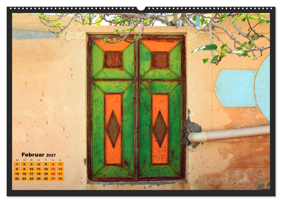 OMAN - Farbenfrohe orientalische Türen (CALVENDO Premium Wandkalender 2027)