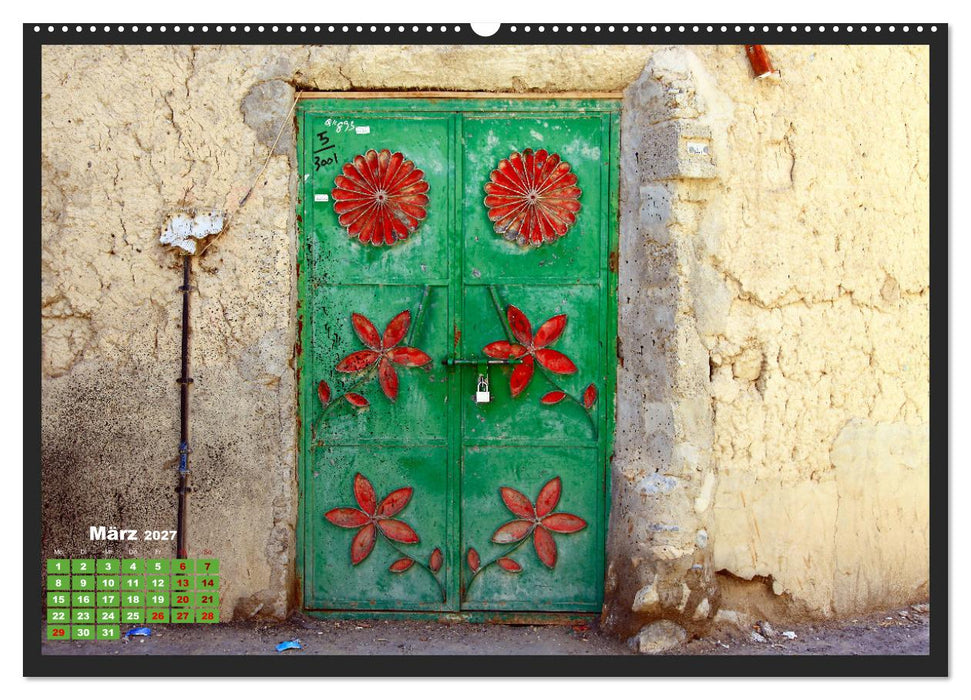 OMAN - Farbenfrohe orientalische Türen (CALVENDO Premium Wandkalender 2027)
