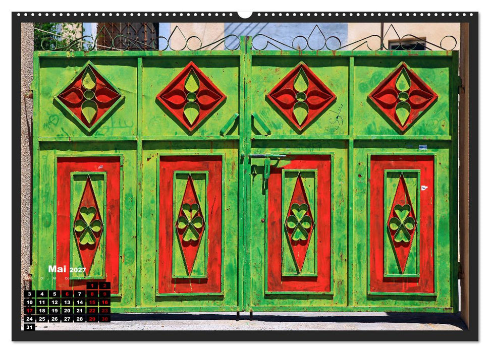 OMAN - Farbenfrohe orientalische Türen (CALVENDO Premium Wandkalender 2027)