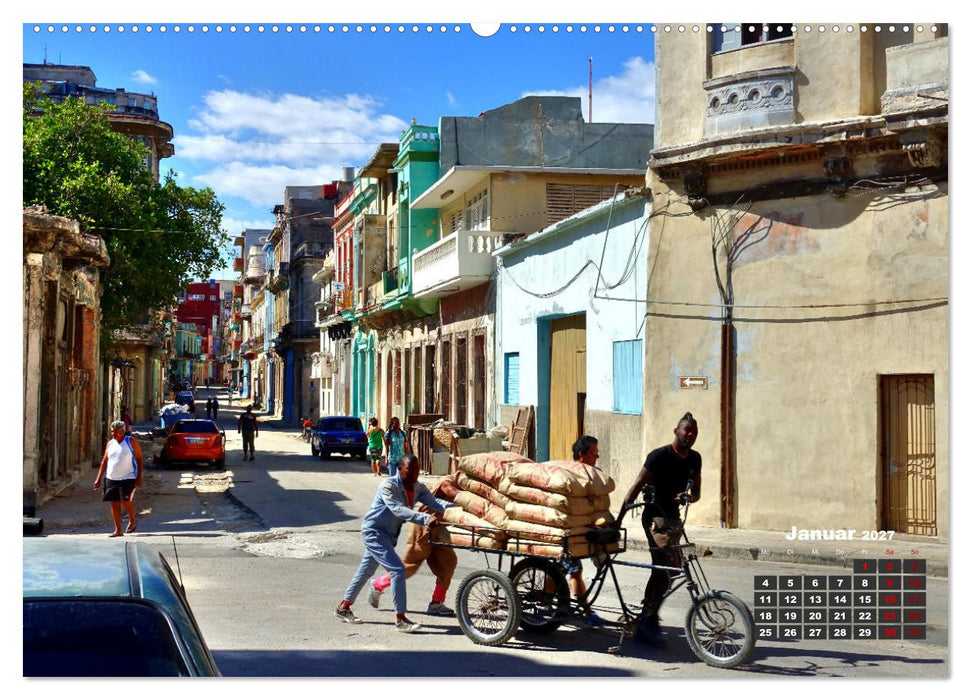 Lastenräder in Havanna (CALVENDO Premium Wandkalender 2027)