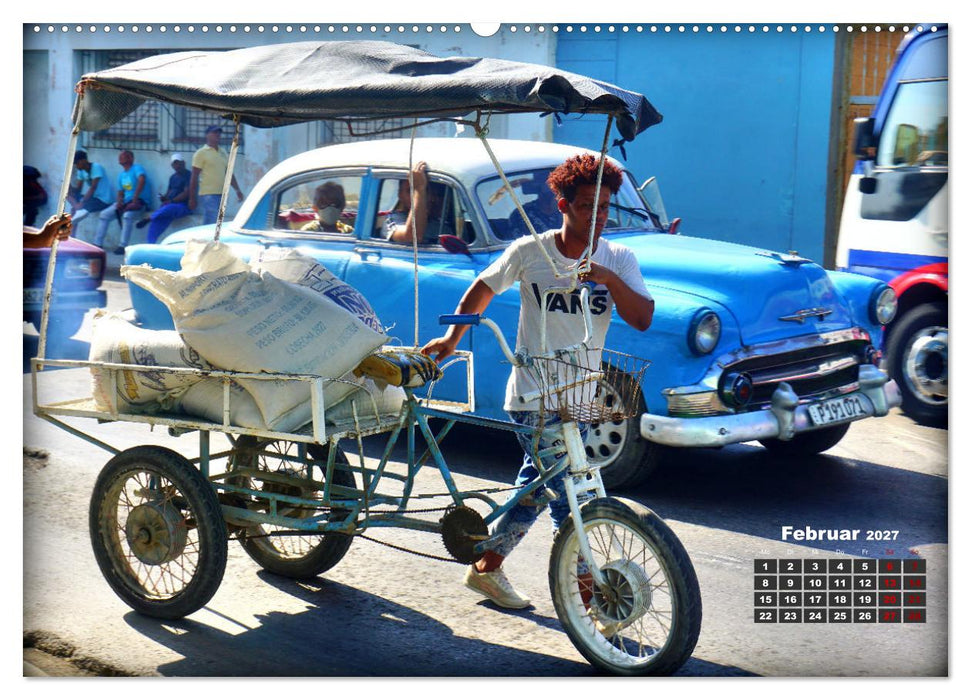 Lastenräder in Havanna (CALVENDO Premium Wandkalender 2027)