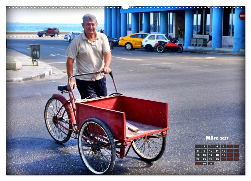 Lastenräder in Havanna (CALVENDO Premium Wandkalender 2027)
