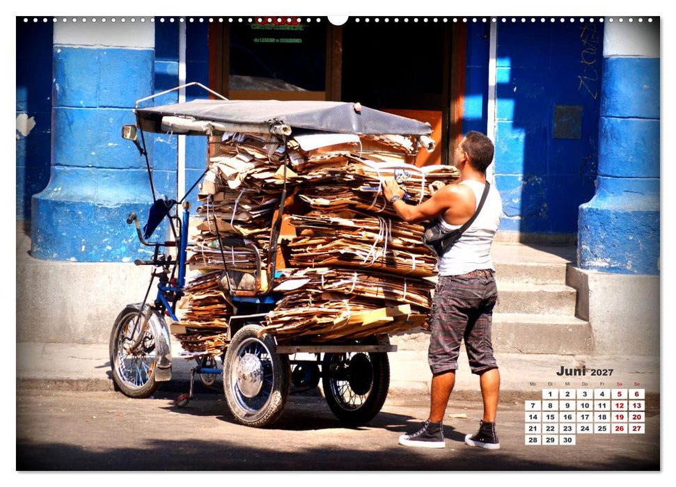 Lastenräder in Havanna (CALVENDO Premium Wandkalender 2027)
