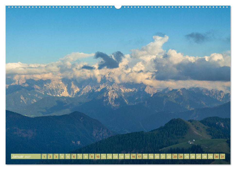 Die Feistritzer Alm - Wandern in den Kärntner Bergen (CALVENDO Wandkalender 2027)
