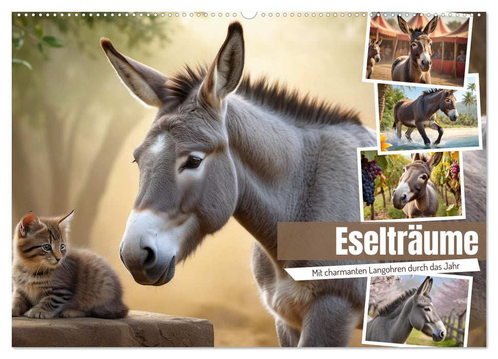 Eselträume (CALVENDO Wandkalender 2027)