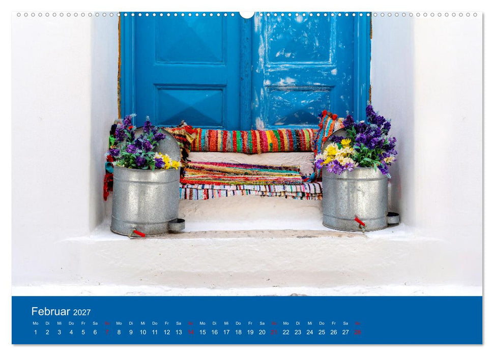 Griechenland - Mykonos Kalender (CALVENDO Premium Wandkalender 2027)