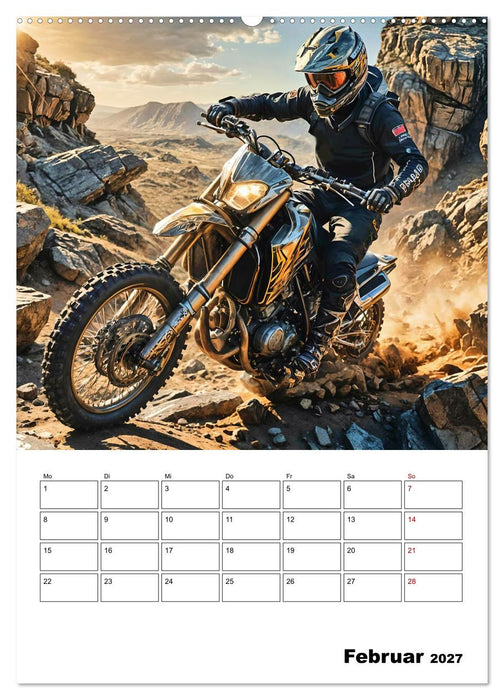 Vollgas und Adrenalin - Motocross-Action pur! (CALVENDO Wandkalender 2027)