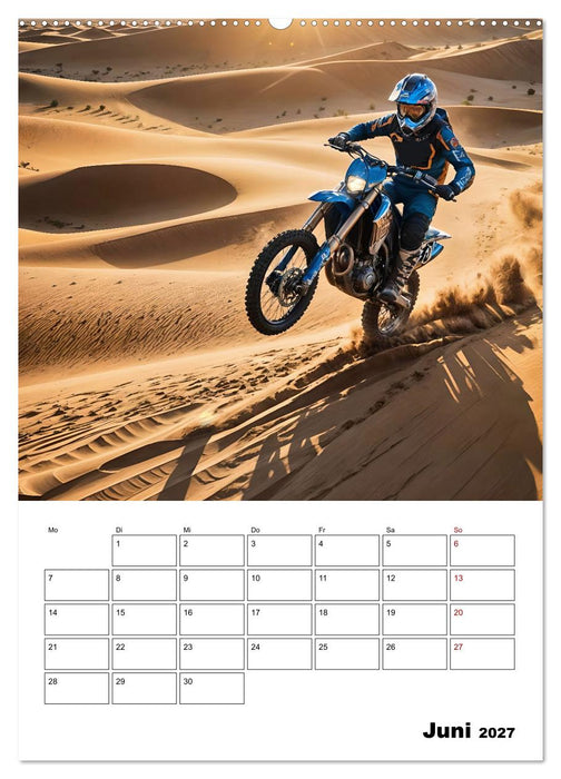 Vollgas und Adrenalin - Motocross-Action pur! (CALVENDO Wandkalender 2027)