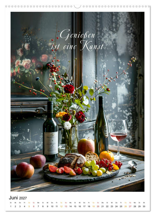 Coole Sprüche für Gourmets (CALVENDO Wandkalender 2027)