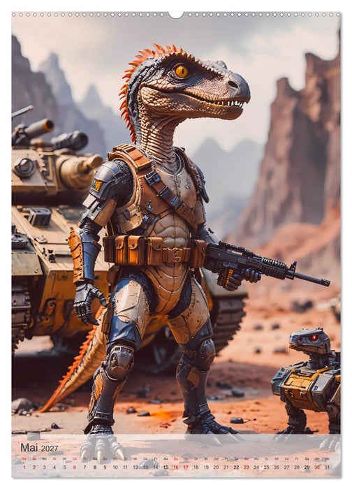 Jurassic Alltag - Dinos überall (CALVENDO Wandkalender 2027)