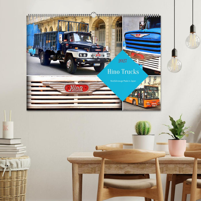 Hino Trucks - Nutzfahrzeuge Made in Japan (CALVENDO Wandkalender 2027)