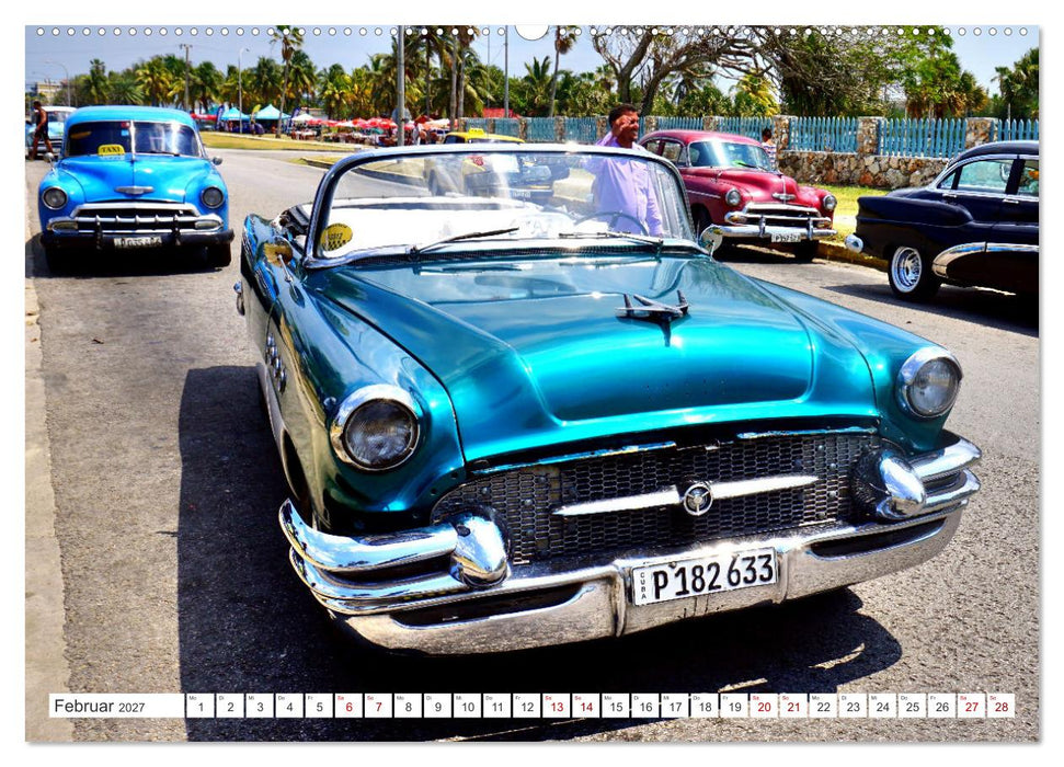 BUICK '55 - Mit 70 unterwegs in Kuba (CALVENDO Premium Wandkalender 2027)